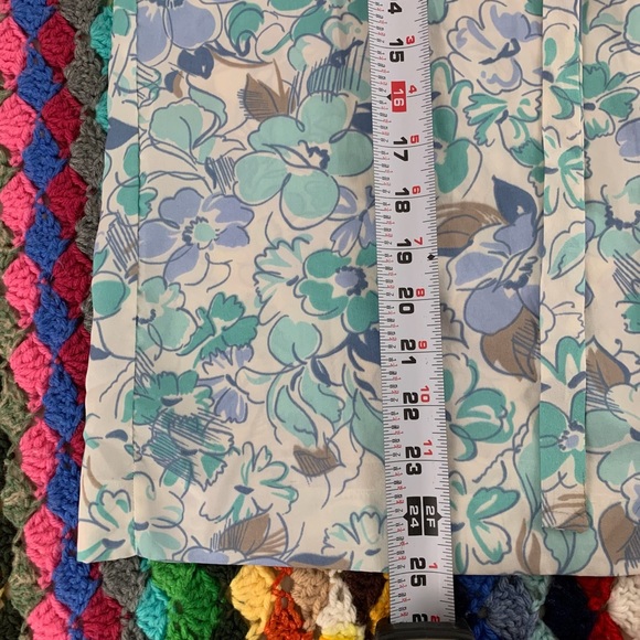 Vintage 1970s ACT III Union Made Pussy Bow Tie Collar Blouse Floral Prin… - Picture 14 of 16